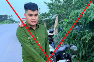 Bắt tạm giam 'cán bộ công an' Nguyễn Bá Nghĩa, SN 2001