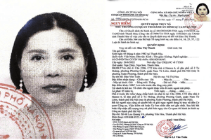 Công an Hà Nội phát lệnh truy nã Đào Thị Thanh SN 1982