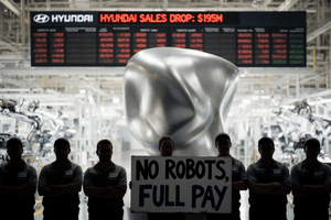 Gần 35.000 công nhân Hyundai chính thức đình công