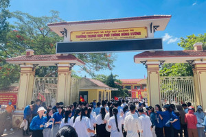 Thêm một điểm thi tốt nghiệp ở Quảng Trị xuất hiện nghi vấn gian lận