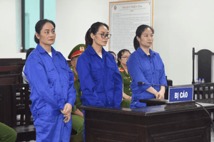 Tuyên án 18 năm tù, phạt bổ sung 60 triệu đối với Hoàng Thị Thuần SN 1981 và đồng phạm