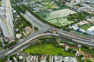 Chỉ 15 ngày nữa, một nhánh cầu vượt trên nút giao 3 tầng lớn nhất TP. HCM sẽ chính thức thông xe
