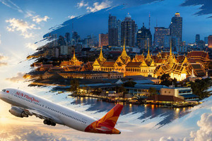 Chỉ 15 ngày nữa, hãng hàng không trẻ nhất Việt Nam sẽ có thêm đường bay đến 'kinh đô du lịch' của Thái Lan