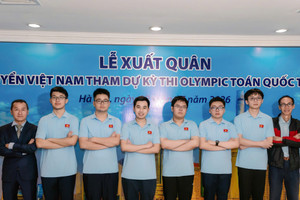Olympic Toán quốc tế: Việt Nam thăng hạng, xếp thứ 5 toàn đoàn