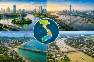 Việt Nam sẽ phát triển 4 vùng đô thị lớn theo mô hình đa trung tâm, đa cực