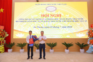 Ngân hàng Nhà nước bổ nhiệm Giám đốc chi nhánh Khu vực 15