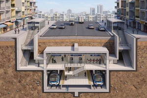 Tuyến metro tiếp theo của TP. HCM dài 35km dự kiến có 13 ga ngầm và 11 ga trên cao