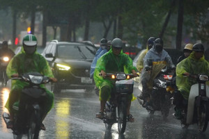Từ chiều tối nay, miền Bắc mưa lớn