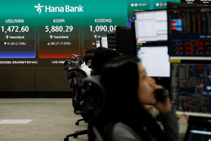 Chứng khoán Hàn Quốc 'bốc hơi' hơn 2.000 tỷ USD chỉ trong 2 phiên