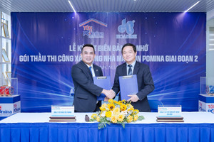 Tôn Pomina 'bắt tay' Xây dựng Hòa Bình làm nhà máy thép công suất 1,2 triệu tấn