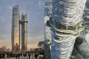 2 siêu tháp sắp 'soán ngôi' Landmark 81: Một công trình hướng tới kỷ lục thế giới, một tòa lấy cảm hứng từ cây tre Việt Nam