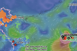 Biển Đông hình thành bão số 3