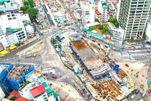 Chưa đầy 1 tháng nữa, tuyến đường đắt nhất hành tinh tại Hà Nội chính thức đạt cột mốc quan trọng