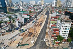 Chưa đầy 1 tháng nữa, Hà Nội sẽ thông tuyến đường gần 7.800 tỷ đồng được mệnh danh 'đắt nhất hành tinh'