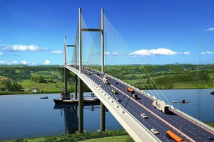 Chưa đầy 1 tháng nữa, chính thức thông xe cây cầu dây văng có tĩnh không cao nhất Việt Nam