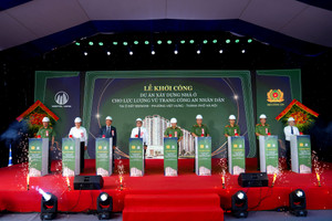Bộ Công an khởi công dự án nhà ở cho lực lượng vũ trang vốn đầu tư gần 1.700 tỷ
