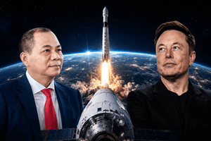 Ông Phạm Nhật Vượng 'bắt tay' với tỷ phú giàu nhất hành tinh, mở đường đưa vệ tinh Việt Nam lên vũ trụ