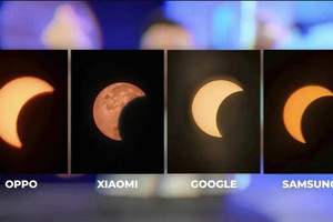 AI trên điện thoại Xiaomi bị tố 'vẽ' bề mặt Mặt Trăng lên ảnh nhật thực