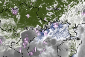 Hai kịch bản của áp thấp nhiệt đới đều gây mưa lớn ở miền Bắc