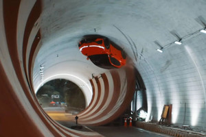 Xe điện Trung Quốc gây sốc với cú lộn vòng 360 độ trong đường hầm ở tốc độ 130 km/h