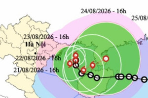 Bão số 4 di chuyển hiếm gặp, có khả năng ngược lại đảo Hải Nam