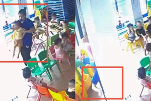 Hà Nội: Làm rõ vụ cháu bé 2 tuổi bị cô giáo đưa vào góc khuất, tát vào mặt