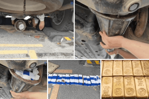 Phát hiện 72 thỏi vàng nguyên chất trị giá 155 tỷ đồng trên xe khách