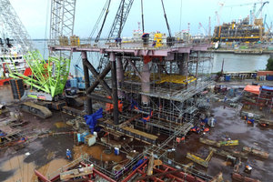 Một doanh nghiệp Việt tăng tốc gói thầu DSF-II, sắp đưa 4 giàn đầu giếng dầu khí ra ngoài khơi Ấn Độ