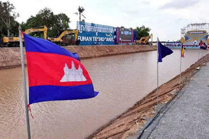 Trung Quốc bơm thêm vốn cho siêu dự án kênh đào của Campuchia, Mỹ cũng muốn chen chân