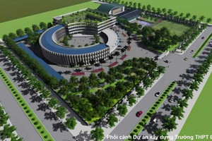 'Đất học' nổi tiếng cả nước sắp có ngôi trường công 200 tỷ đồng được ví như 'đấu trường La Mã', quy mô hơn 2.000 học sinh