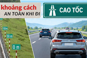 Lái xe trên cao tốc: Căn khoảng cách thế nào để không bị phạt?