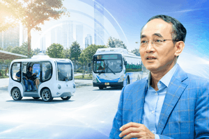 Dự án robotaxi, xe buýt tự hành của Giáo sư giàu nhất sàn chứng khoán được phép vận hành thử tại Hà Nội trong 2 năm