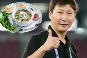 Món ăn Việt Nam yêu thích của HLV Kim Sang-sik