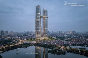 Hà Nội có thể đón 3 tòa tháp chọc trời trên 500m cao bậc nhất Việt Nam, có công trình đứng đầu thế giới