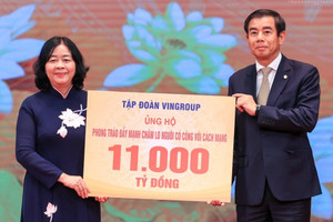 Vingroup tuyên bố sẽ hỗ trợ 5 triệu đồng/tháng cho 16 người con của các liệt sĩ đến khi đủ 18 tuổi