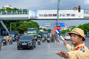 CSGT Hà Nội huy động 100% quân số sẵn sàng đón người dân trở lại Thủ đô sau kỳ nghỉ lễ
