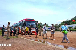Tiếp nhận 86 người Việt bị bắt tại Campuchia