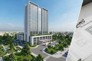 Miền Bắc sắp có thêm bệnh viện đa khoa cao 25 tầng 8.300m2