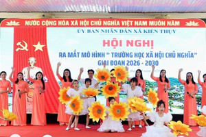 Hải Phòng ra mắt mô hình trường học xã hội chủ nghĩa