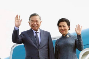 Tổng Bí thư, Chủ tịch nước Tô Lâm và Phu nhân lên đường thăm Nga và Pháp