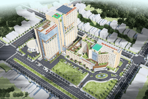 Miền Tây sắp có bệnh viện đạt chuẩn quốc tế: Cao 20 tầng gần 60.000m2, có sân đáp trực thăng, vốn 1.500 tỷ