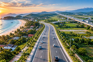 Một tỉnh miền Trung sắp làm đường trăm tỷ, kết nối ven biển với trục cao tốc dài nhất cả nước