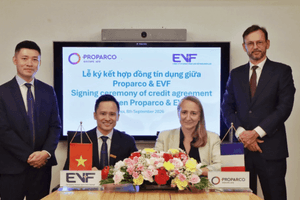 EVF bắt tay định chế tài chính Pháp quy mô tài sản 9 tỷ euro, mở rộng nguồn vốn quốc tế với gói tín dụng 20 triệu USD