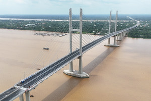 Dự án cầu dây văng kết nối 2 tỉnh Đồng bằng sông Cửu Long sẽ xây thêm cầu vượt gần 250 tỷ