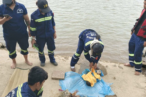Tìm kiếm thiếu tá quân đội mất tích, phát hiện thi thể thai nhi dưới sông