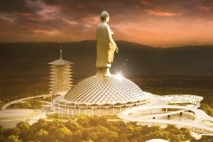 Sun Group huy động hàng trăm nghệ nhân làm tượng Phật lớn nhất thế giới tại Việt Nam, bên dưới nuôi 3.000 cá Koi trắng