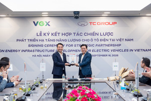 TC Group bắt tay VGX phát triển hạ tầng sạc xe điện dùng chung