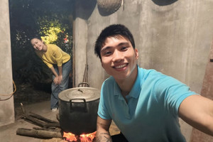 Căn nhà ở quê của Đoàn Văn Hậu