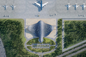 Lần đầu tiên Việt Nam xây dựng nhà ga VIP theo mô hình cá đại bàng biển, quy mô 8.500m2