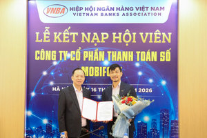Công ty thanh toán do MobiFone, One Mount và Techcombank sáng lập gia nhập Hiệp hội Ngân hàng Việt Nam